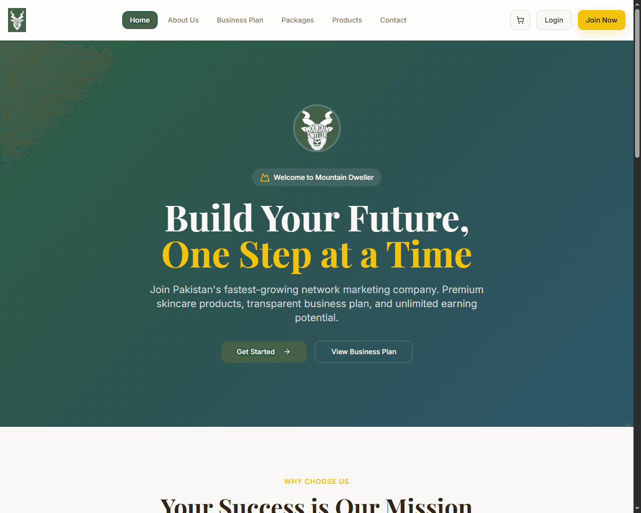 Mountain Dweller - Network Marketing Company